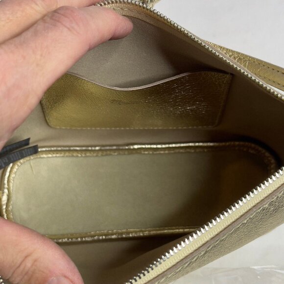 Madewell $98 Mini Crossbody Bag in Soft Grain Gold NR395 - Picture 6 of 8